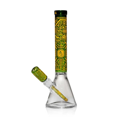 Circuitboard: Spectrum (Limited Edition) 16" Beaker Bong - Milkyway Glass