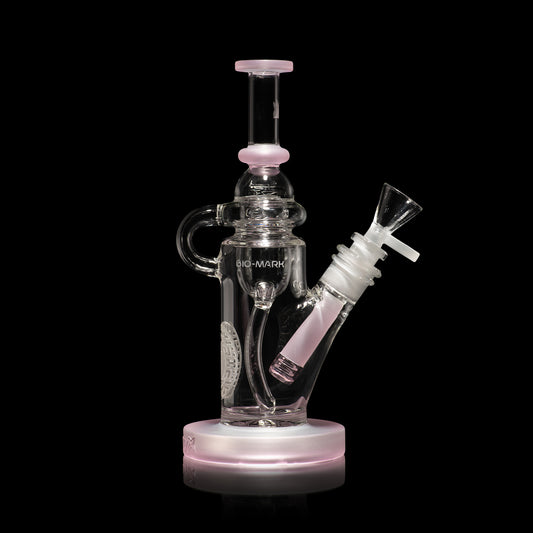 Bio-Insignia 8" Recycler - Milkyway Glass