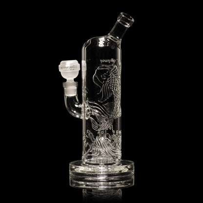 Koi Carp 10.5" Water Pipe - Milkyway Glass