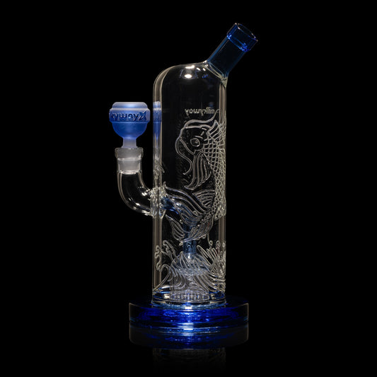 Koi Carp 10.5" Water Pipe - Milkyway Glass