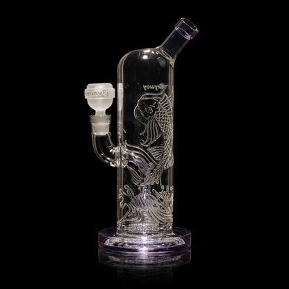 Koi Carp 10.5" Water Pipe - Milkyway Glass
