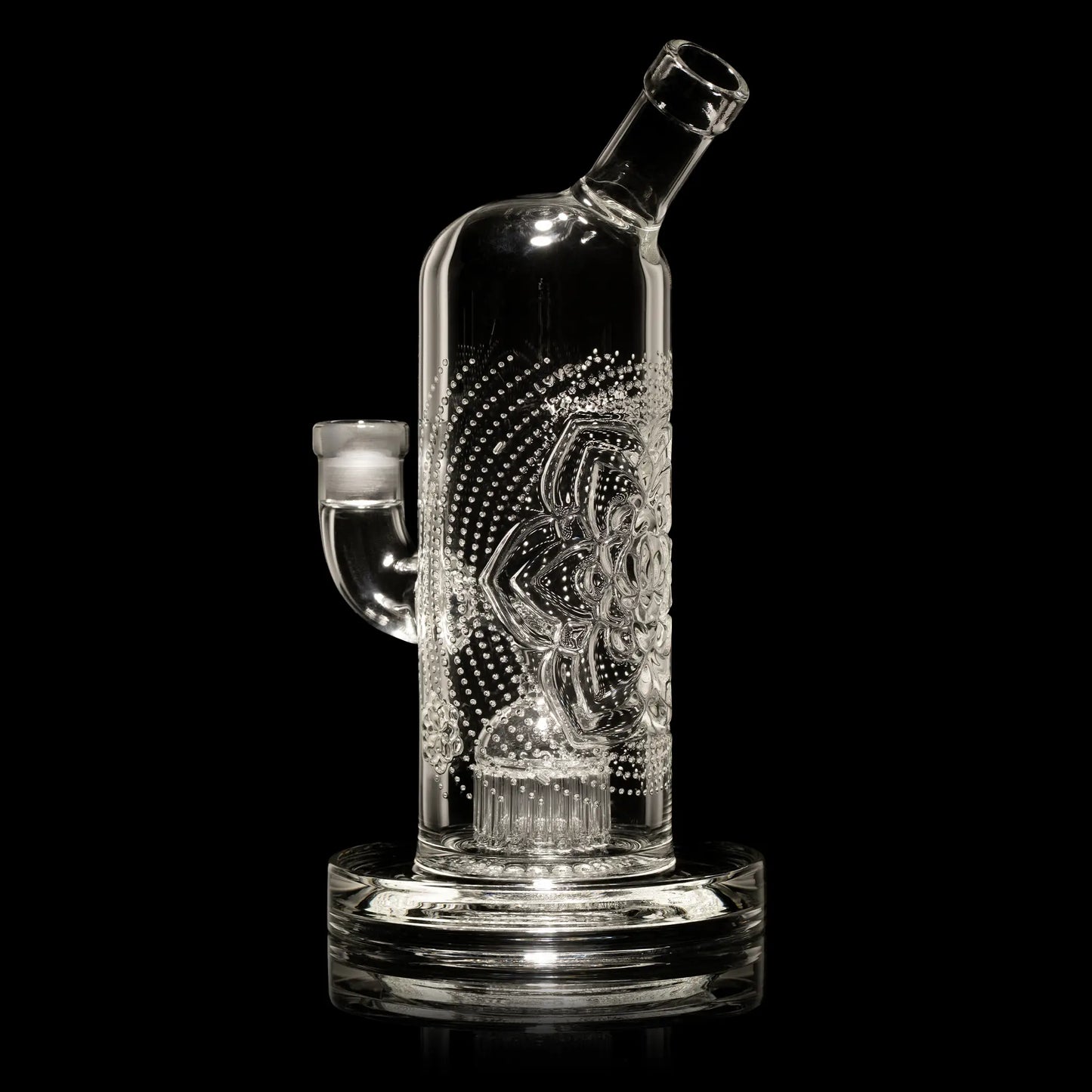 Chakra Level 1 8" Bubbler - Milkyway Glass