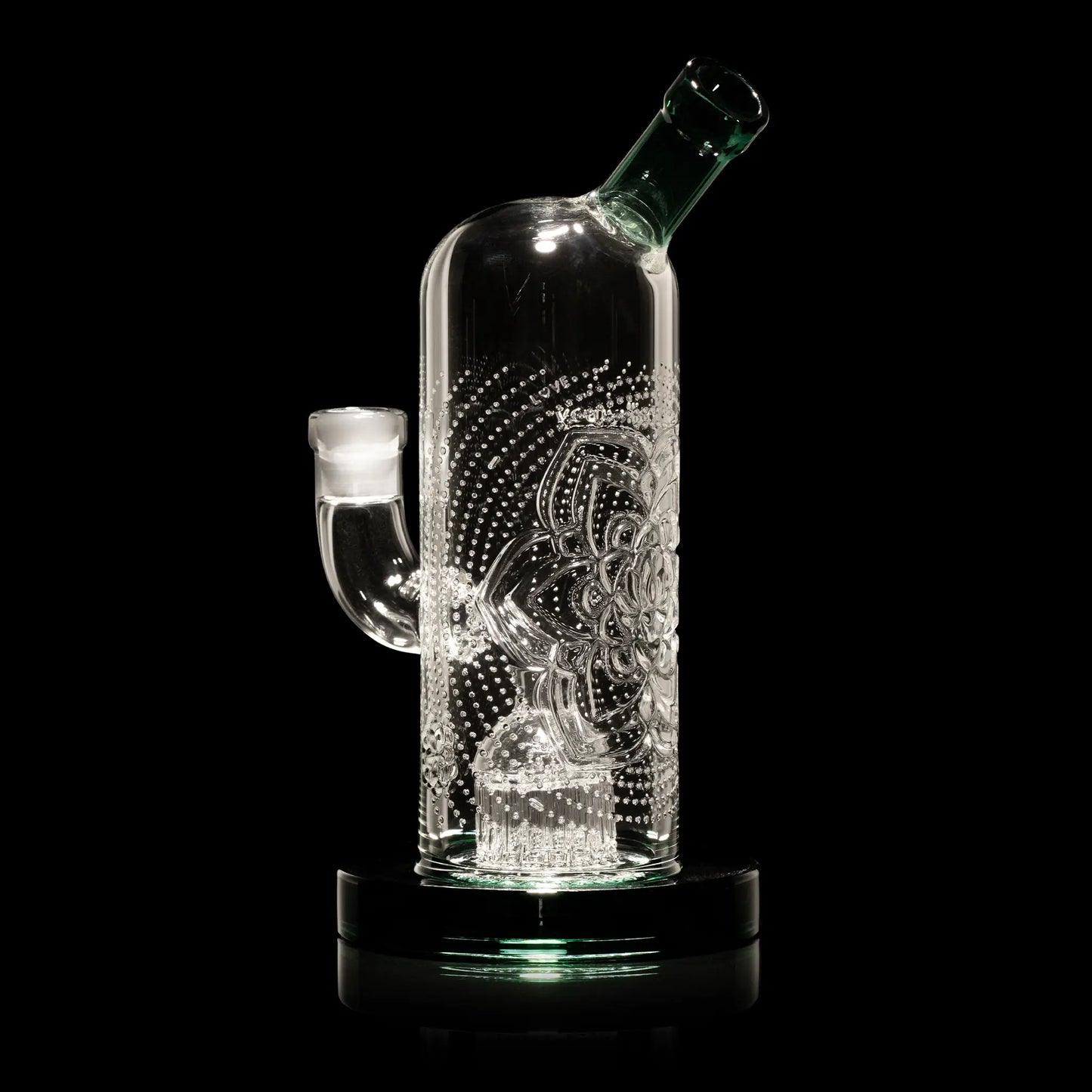Chakra Level 1 8" Bubbler - Milkyway Glass