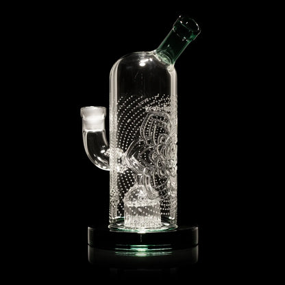 Chakra Level 1 8" Bubbler - Milkyway Glass