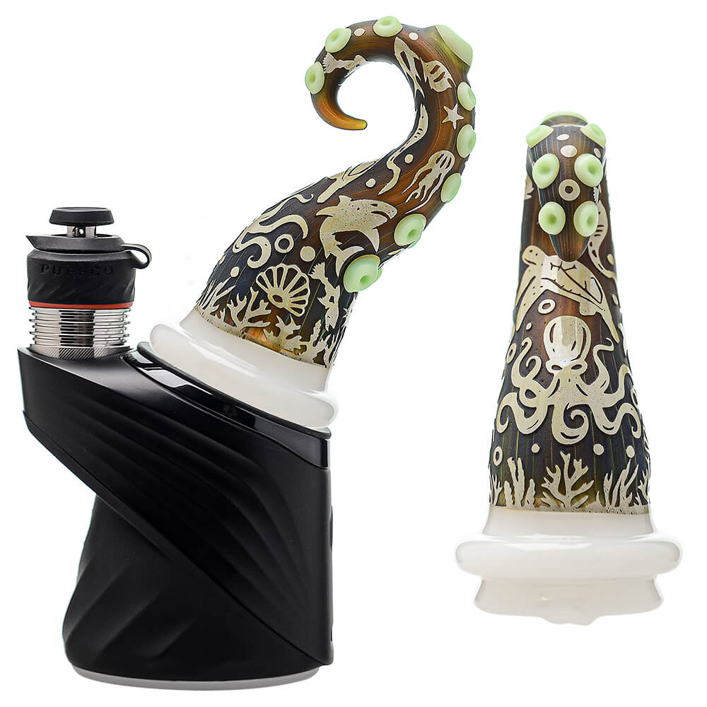 OCTOPUS TENTACLE CUSTOM GLASS ATTACHMENT FOR PUFFCO PEAK OG&PRO