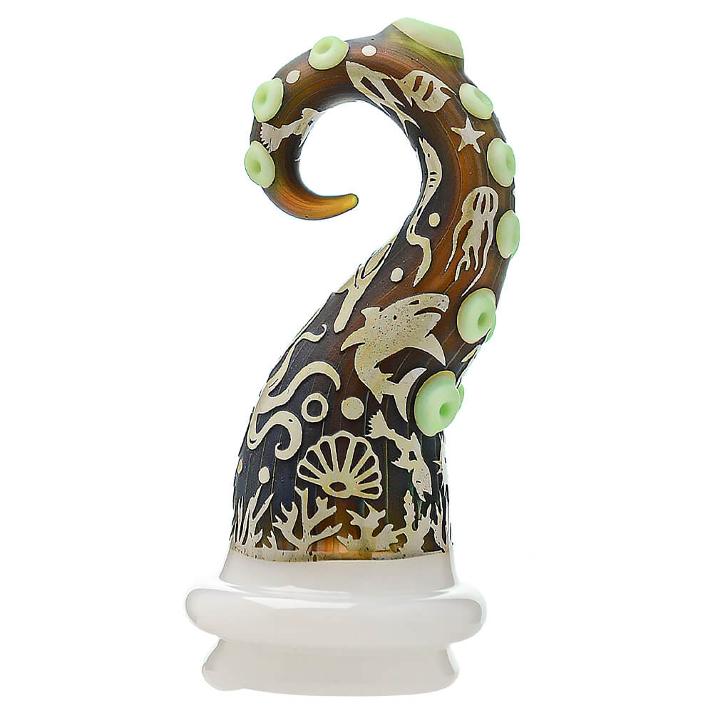 OCTOPUS TENTACLE CUSTOM GLASS ATTACHMENT FOR PUFFCO PEAK OG&PRO