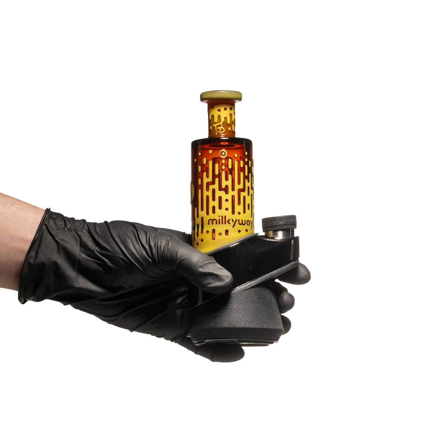 Cascade Wet Puffco Peak Attachment - Milkyway Glass