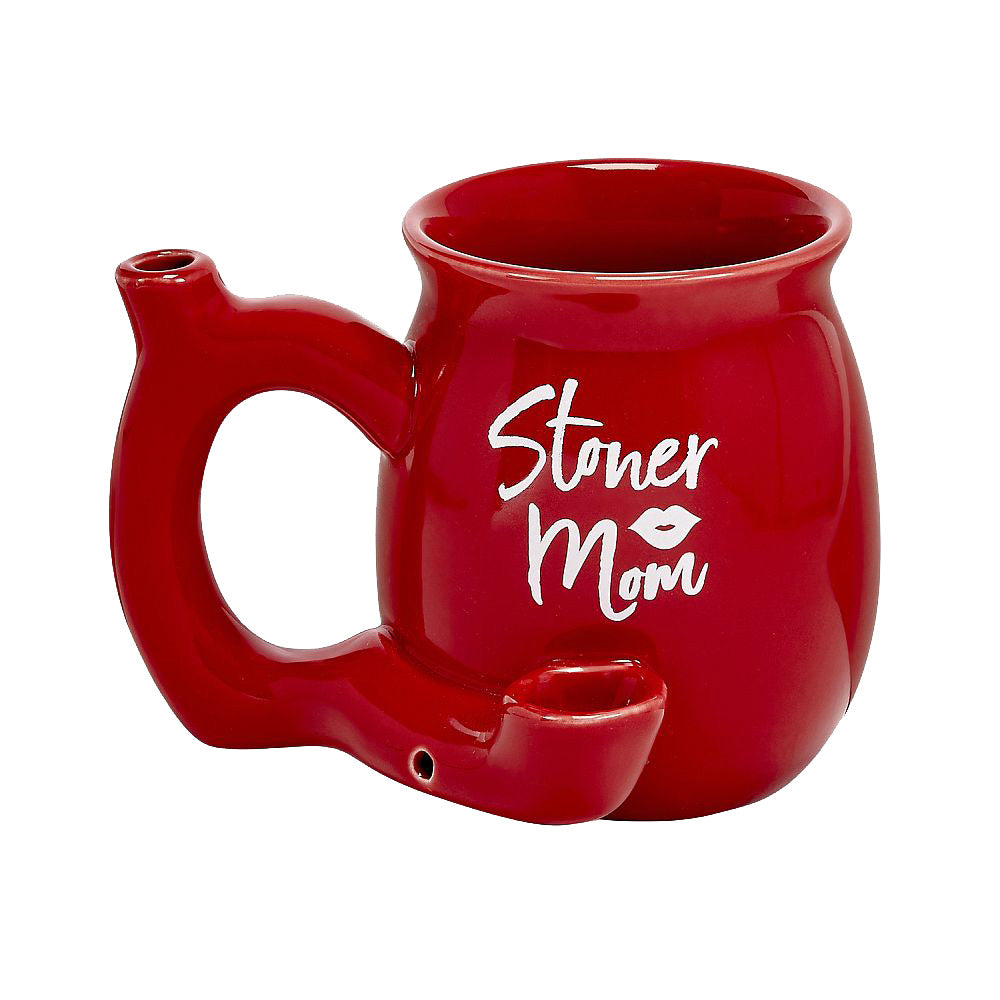Roast & Toast Ceramic Pipe Mug - 10.5oz / Stoner Mom - VaporizeUSA