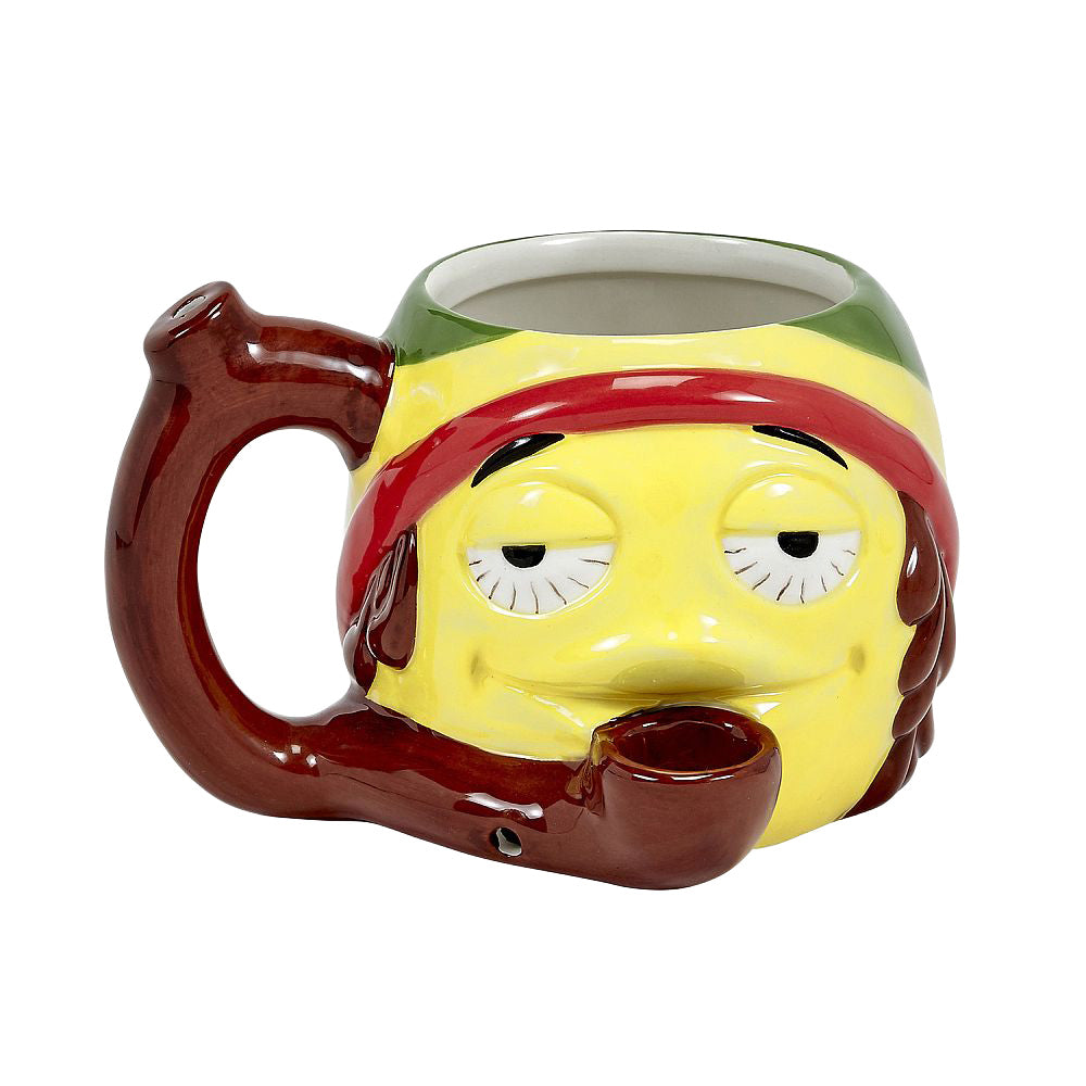 Stoned Emoji Mug Pipe | 18oz - VaporizeUSA