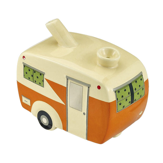 Vintage Camper Ceramic Pipe - 5.5"x4.5" - VaporizeUSA