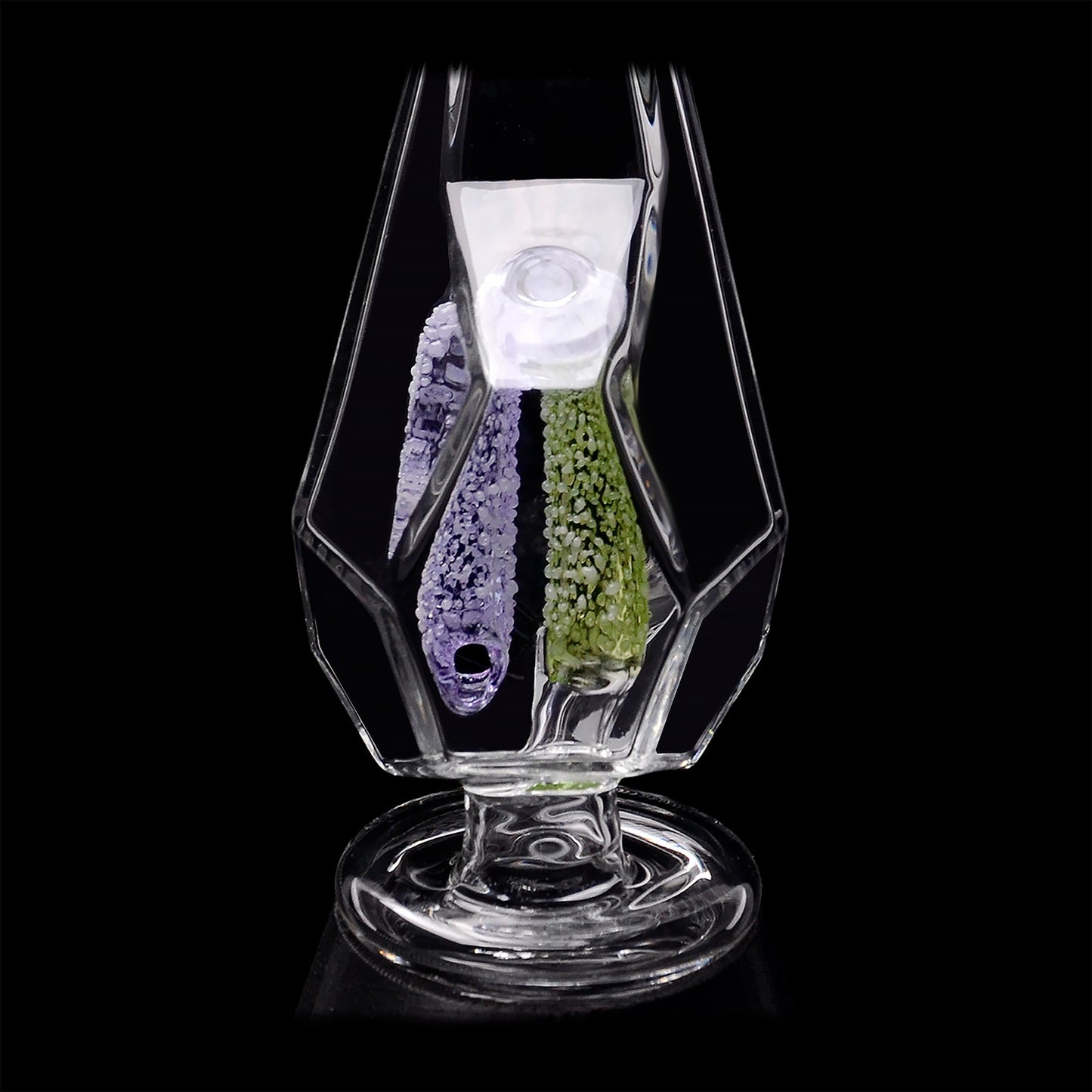 CaliBear Crystal Arch Puffco Peak Glass Attachment