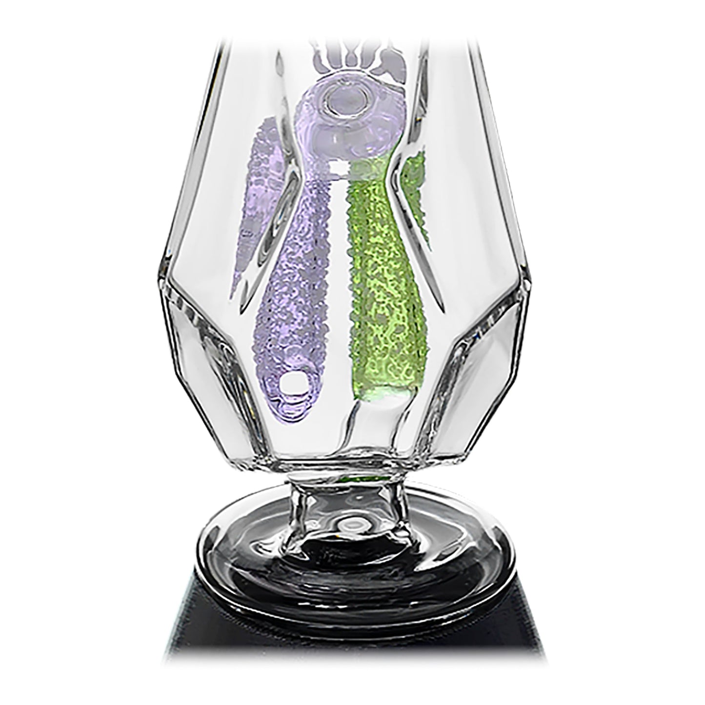 CaliBear Crystal Arch Puffco Peak Glass Attachment