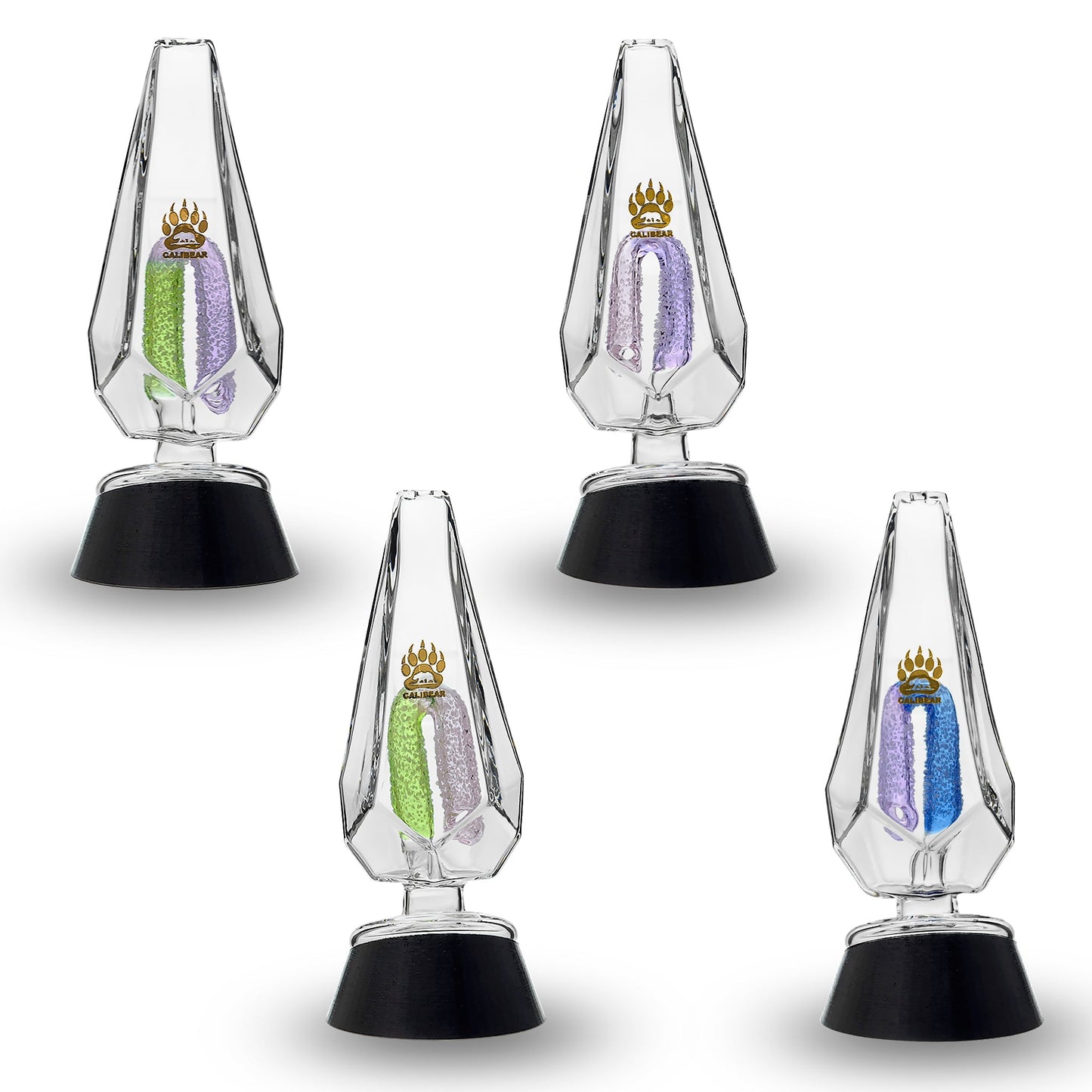 CaliBear Crystal Arch Puffco Peak Glass Attachment