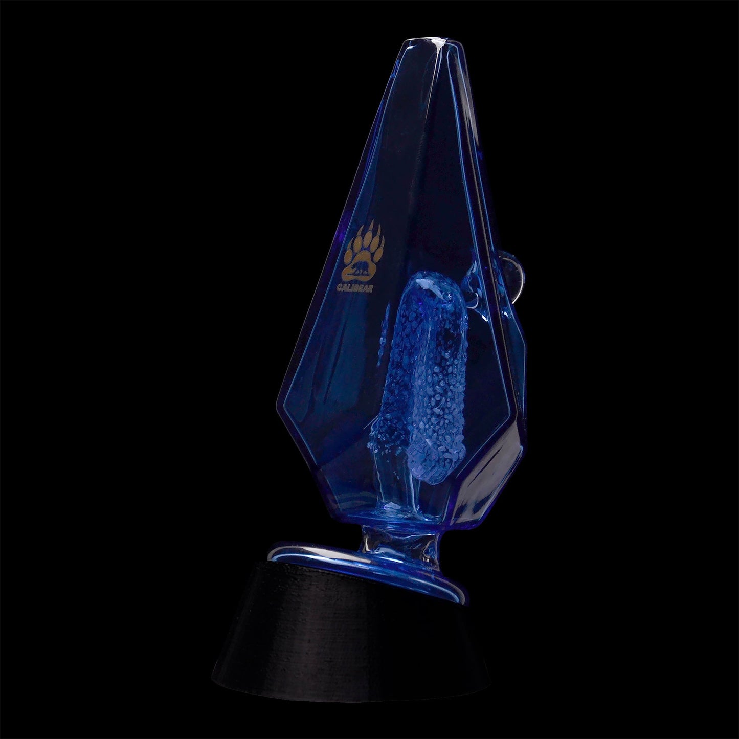 CaliBear Colored Glass Crystal Arch Puffco Peak Glass Attachment