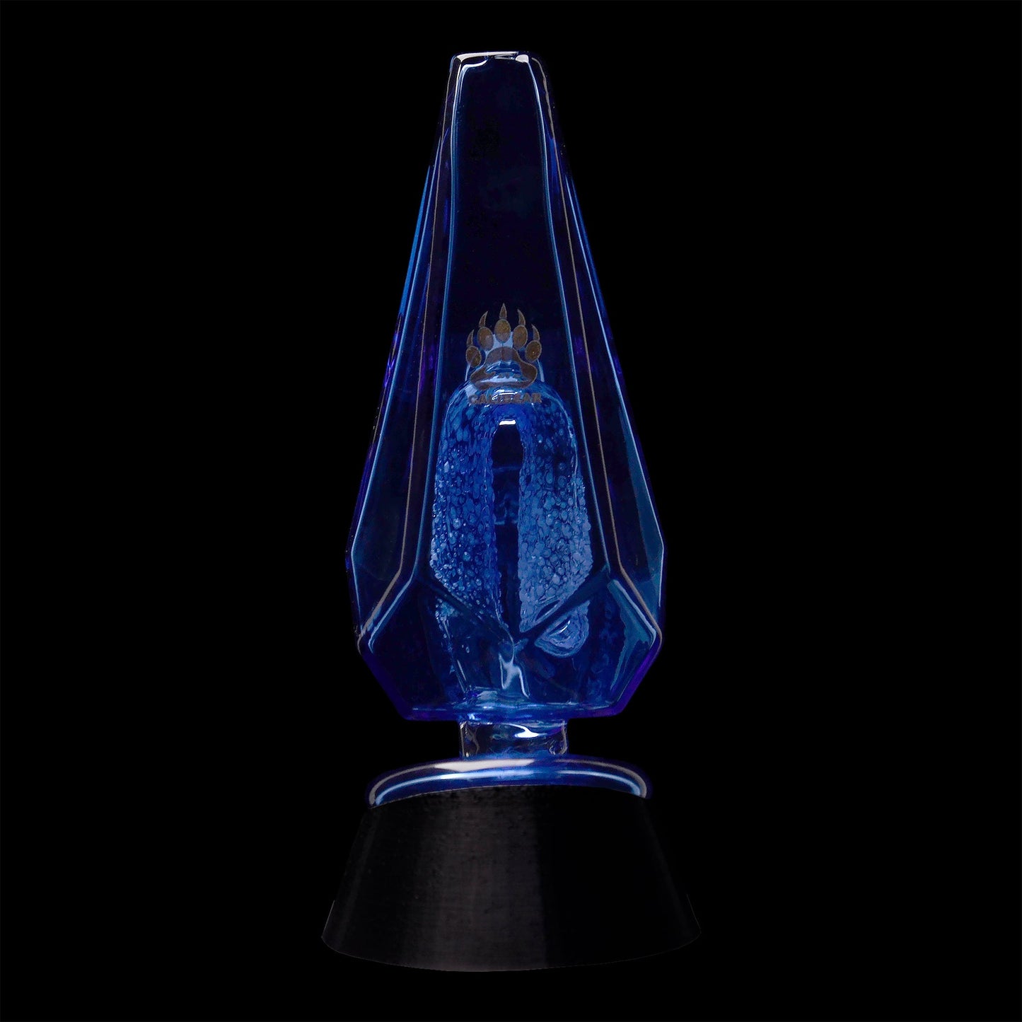 CaliBear Colored Glass Crystal Arch Puffco Peak Glass Attachment