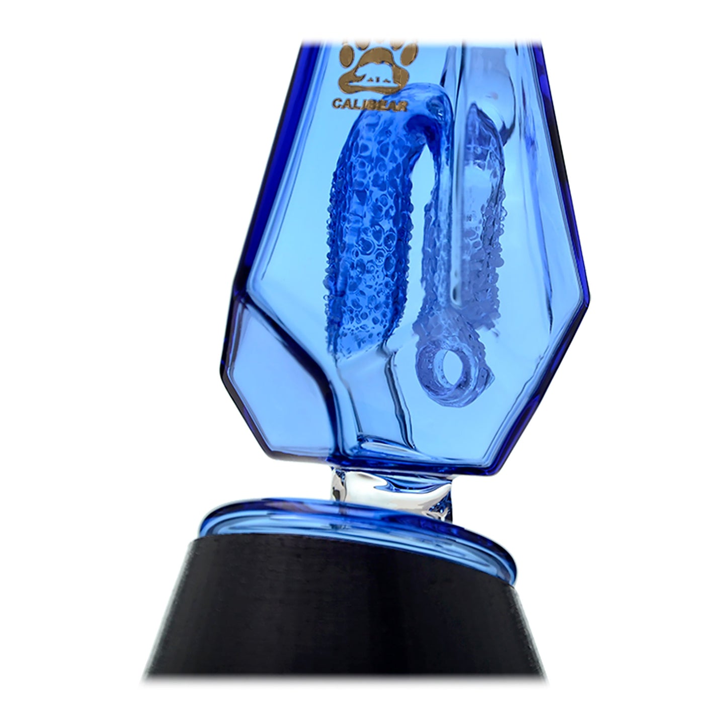 CaliBear Colored Glass Crystal Arch Puffco Peak Glass Attachment