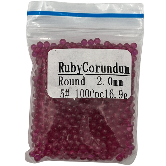 Universal Baller 2mm Ruby Balls, 1,000 Count