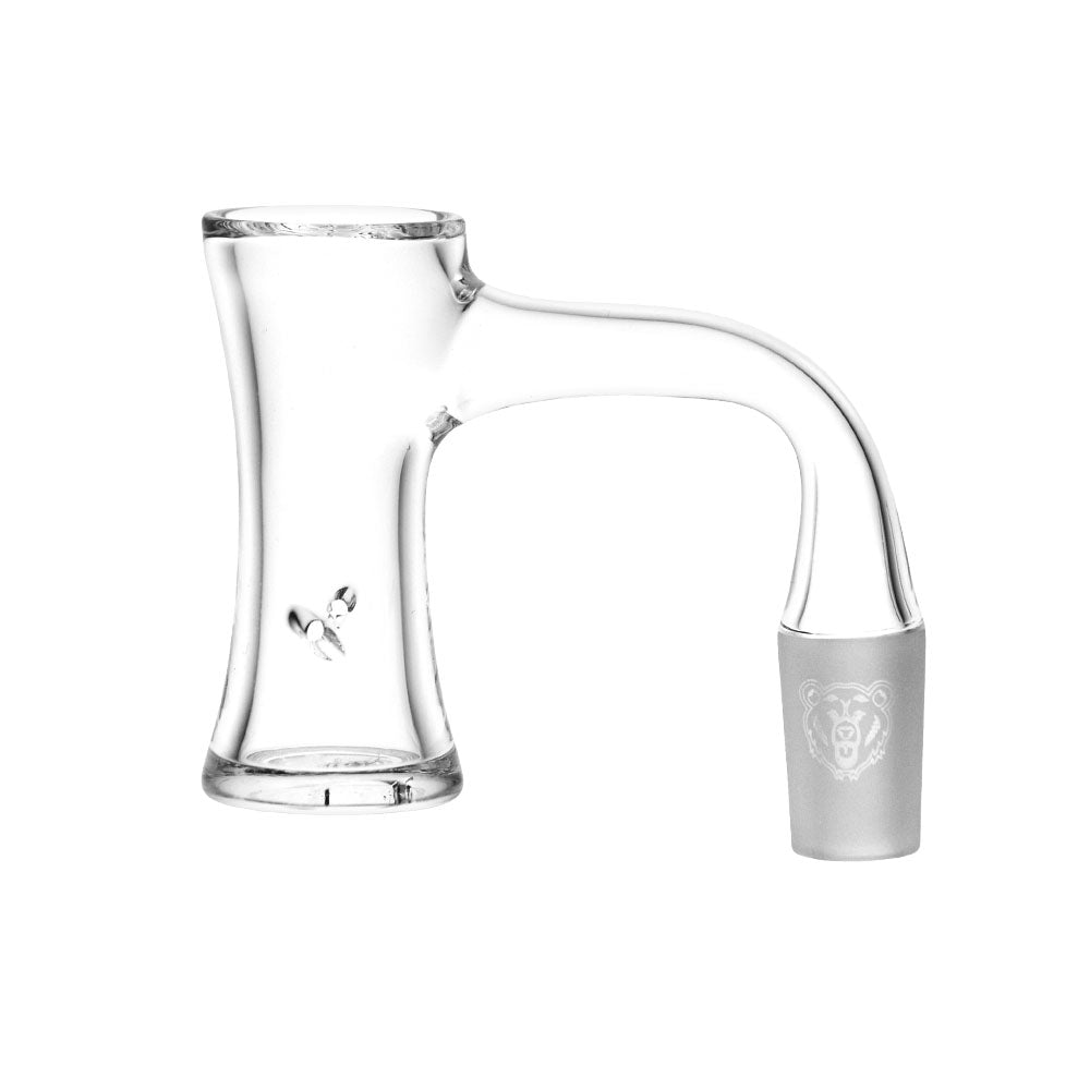 Bottle Style Glass Rig w/ Angle Cut Banger