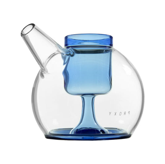 Puffco Proxy Ripple Glass Bubbler Attachment - 3.5" / Sea