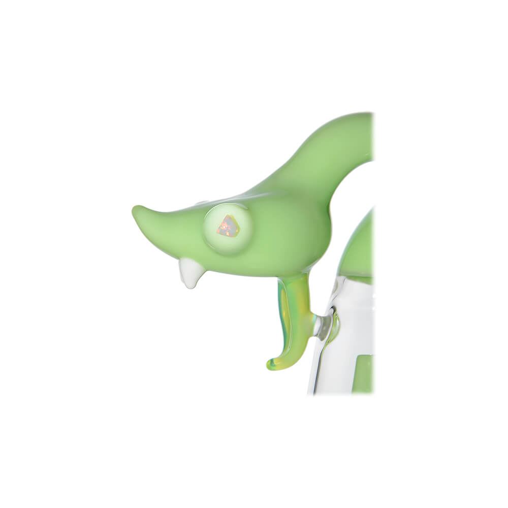 Calibear Spirit Snake Glass Attachment with Opal Eyes for Puffco Peak OG & Pro