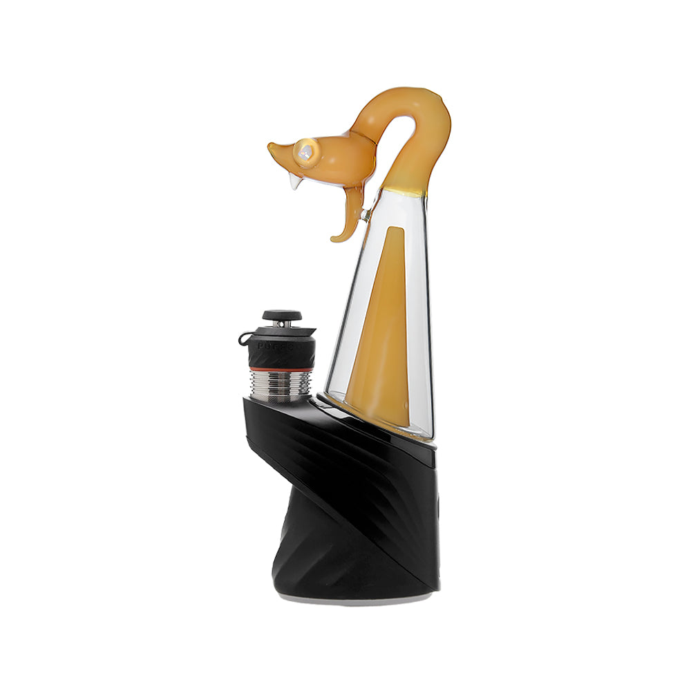 Calibear Spirit Snake Glass Attachment with Opal Eyes for Puffco Peak OG & Pro