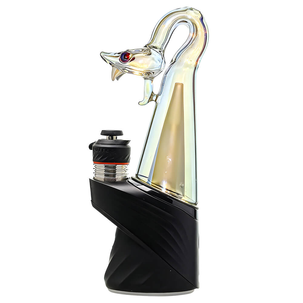 Calibear Spirit Snake Glass Attachment with Opal Eyes for Puffco Peak OG & Pro