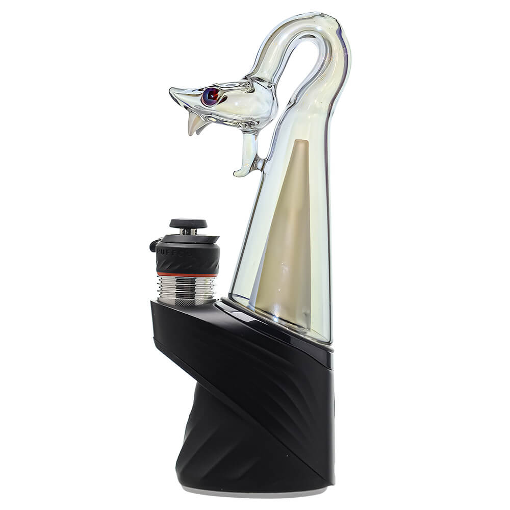 Calibear Spirit Snake Glass Attachment with Opal Eyes for Puffco Peak OG & Pro