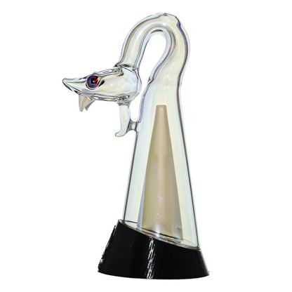 Calibear Spirit Snake Glass Attachment with Opal Eyes for Puffco Peak OG & Pro