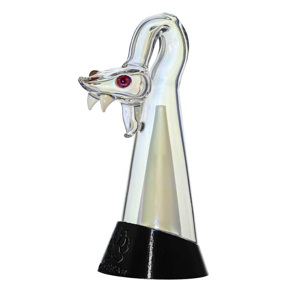 Calibear Spirit Snake Glass Attachment with Opal Eyes for Puffco Peak OG & Pro