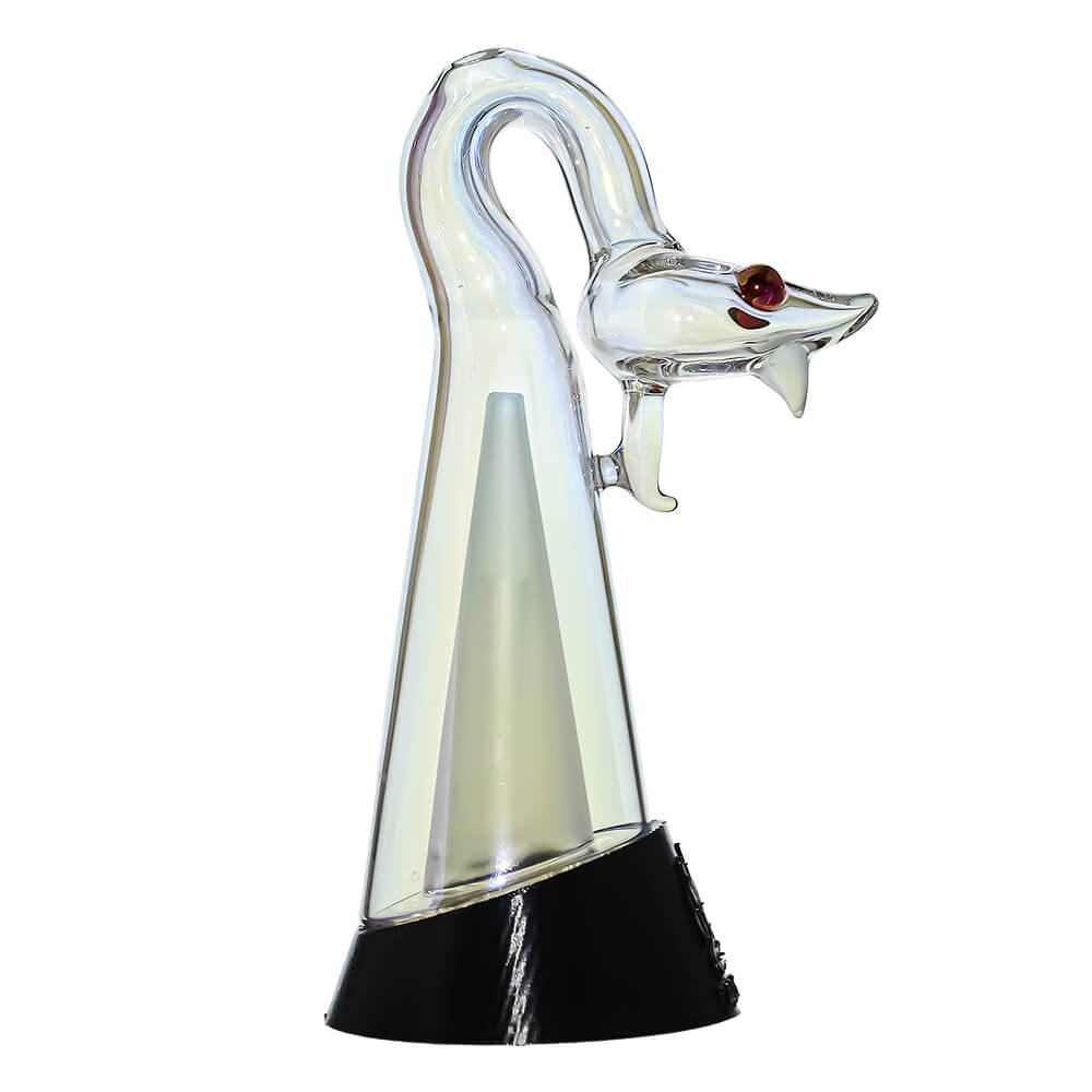 Calibear Spirit Snake Glass Attachment with Opal Eyes for Puffco Peak OG & Pro