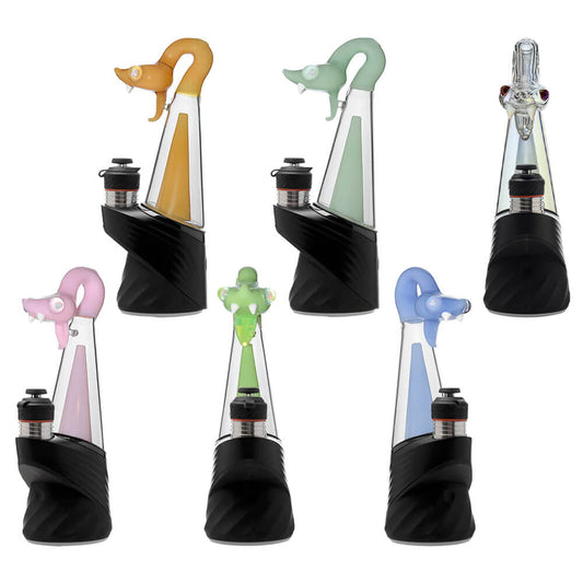 Calibear Spirit Snake Glass Attachment with Opal Eyes for Puffco Peak OG & Pro