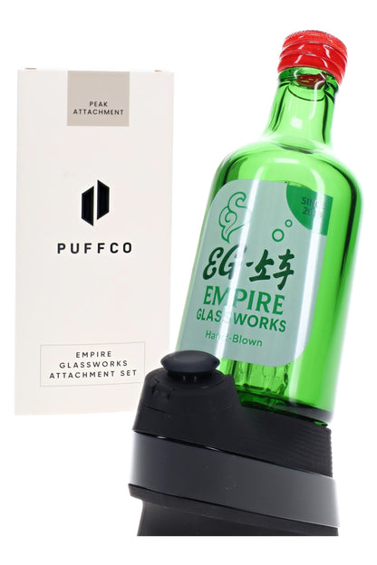 Empire Glassworks “Soju Bottle” Puffco Peak Attachment – US-Made