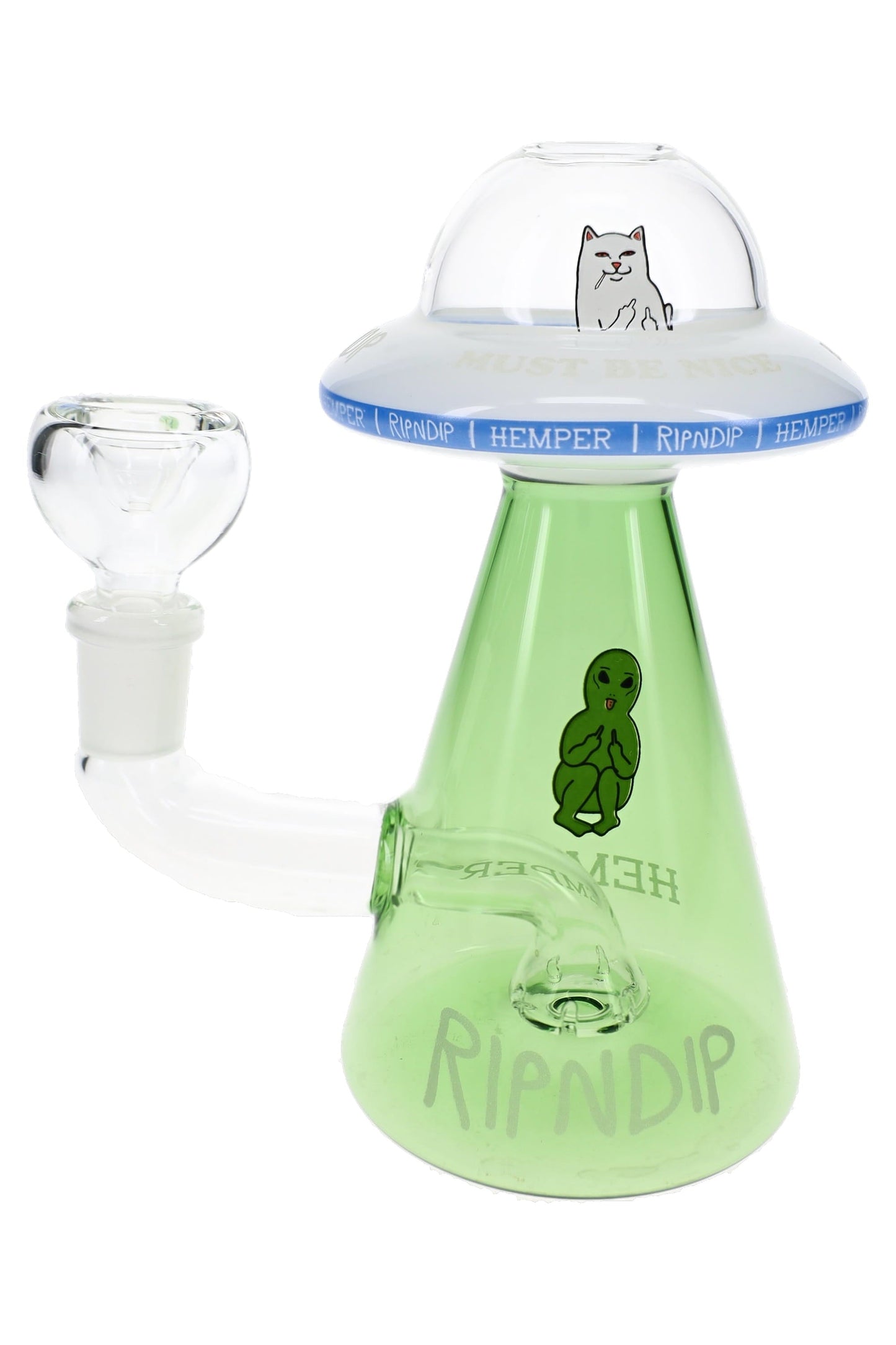 RIPNDIP x Hemper “Lord Nermal” UFO Glass Bong