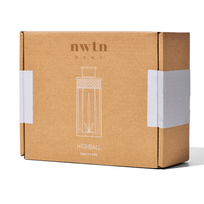 NWTN Home Highball Borosilicate Glass Gravity Bong – 8¼″