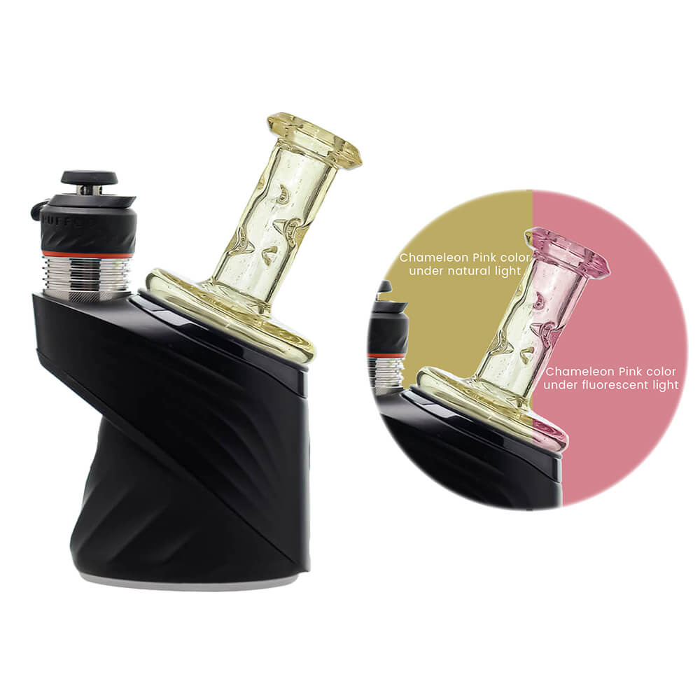 Simple Puffco Peak OG & Pro Dry Top -– Color-changing Glass (Chameleon Pink) | Calibear