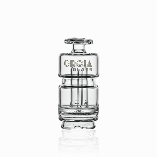 4" Compact Mini Can Glass Attachment for Puffco Peak & Peak Pro | Croia Glass