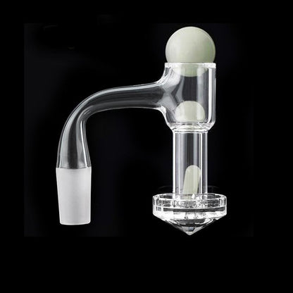 Full Weld Diamond Bottom Quartz Slurper Banger Set