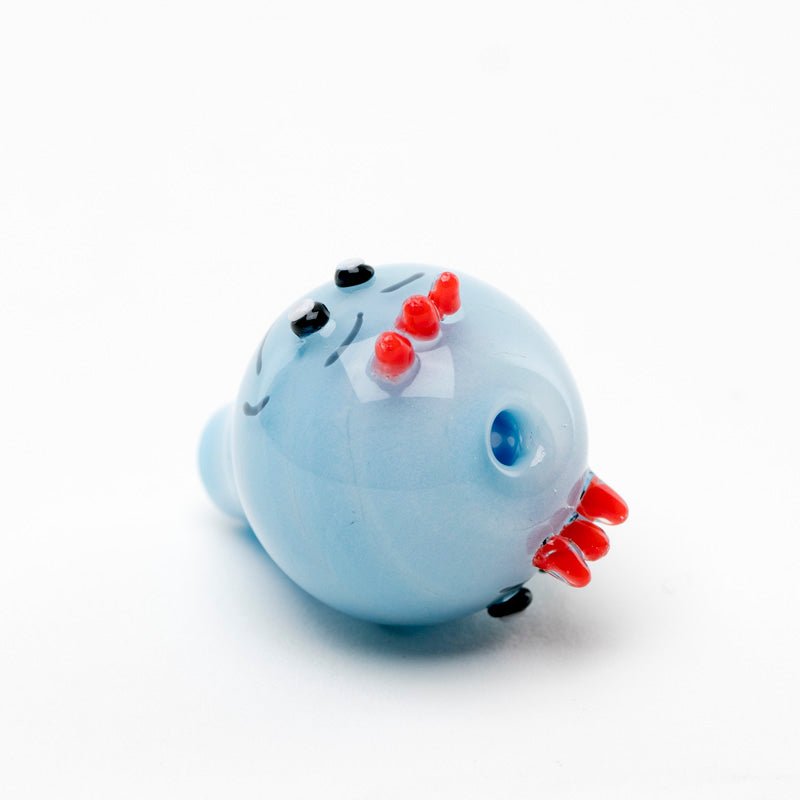 Empire Glassworks  Blue Twins Puffco Peak Glass Carb Cap