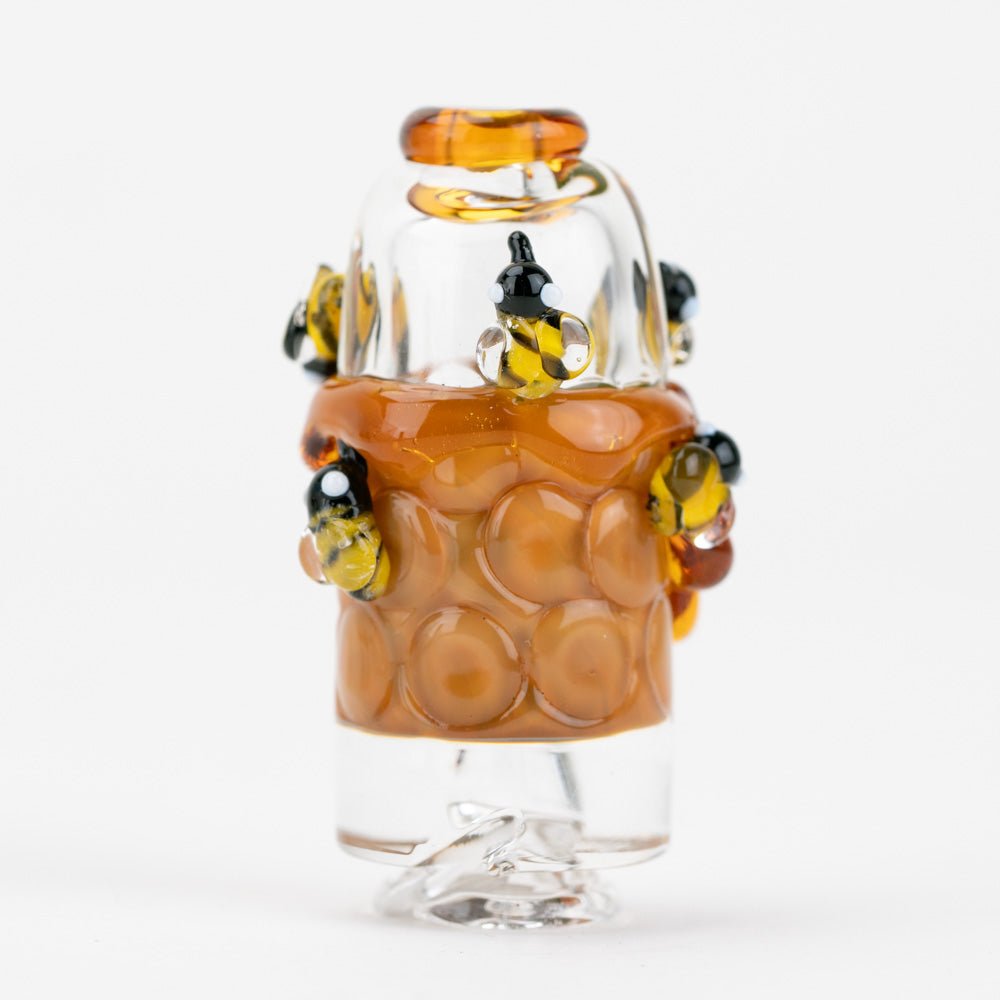 Empire Glassworks Puffco Pivot Glass Mouthpiece - Save the Bees