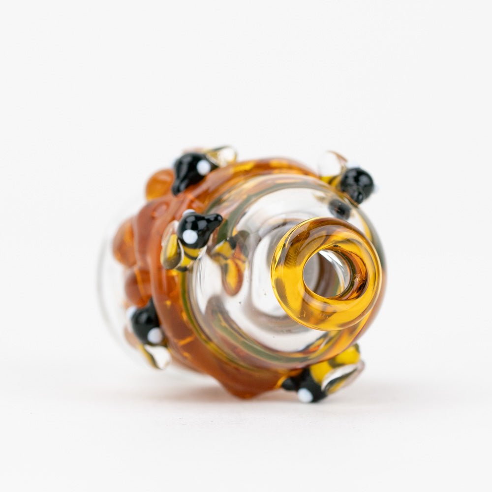 Empire Glassworks Puffco Pivot Glass Mouthpiece - Save the Bees