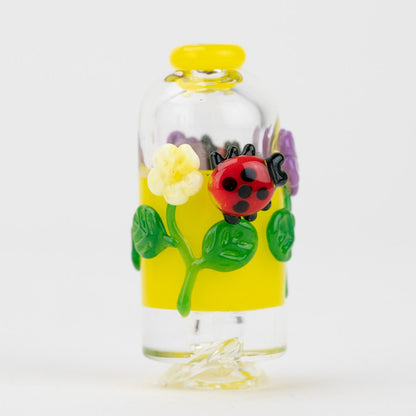 Empire Glassworks Puffco Pivot Glass Mouthpiece - Sunshine Garden