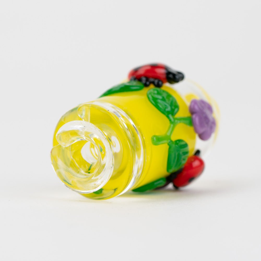 Empire Glassworks Puffco Pivot Glass Mouthpiece - Sunshine Garden