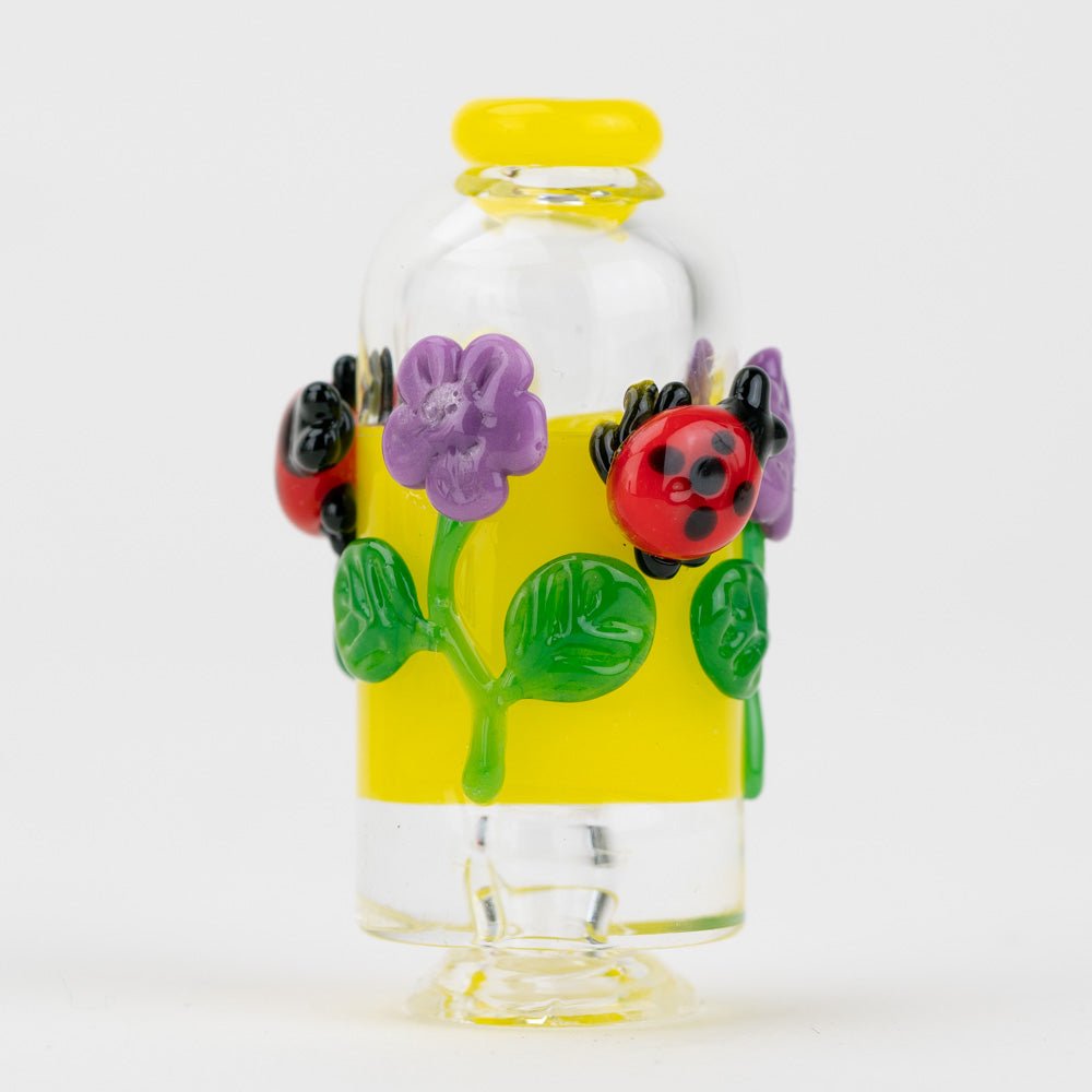 Empire Glassworks Puffco Pivot Glass Mouthpiece - Sunshine Garden