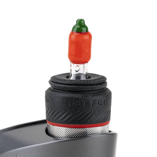 Empire Glassworks Sriracha PuffCo Peak Pro Glass Ball Cap