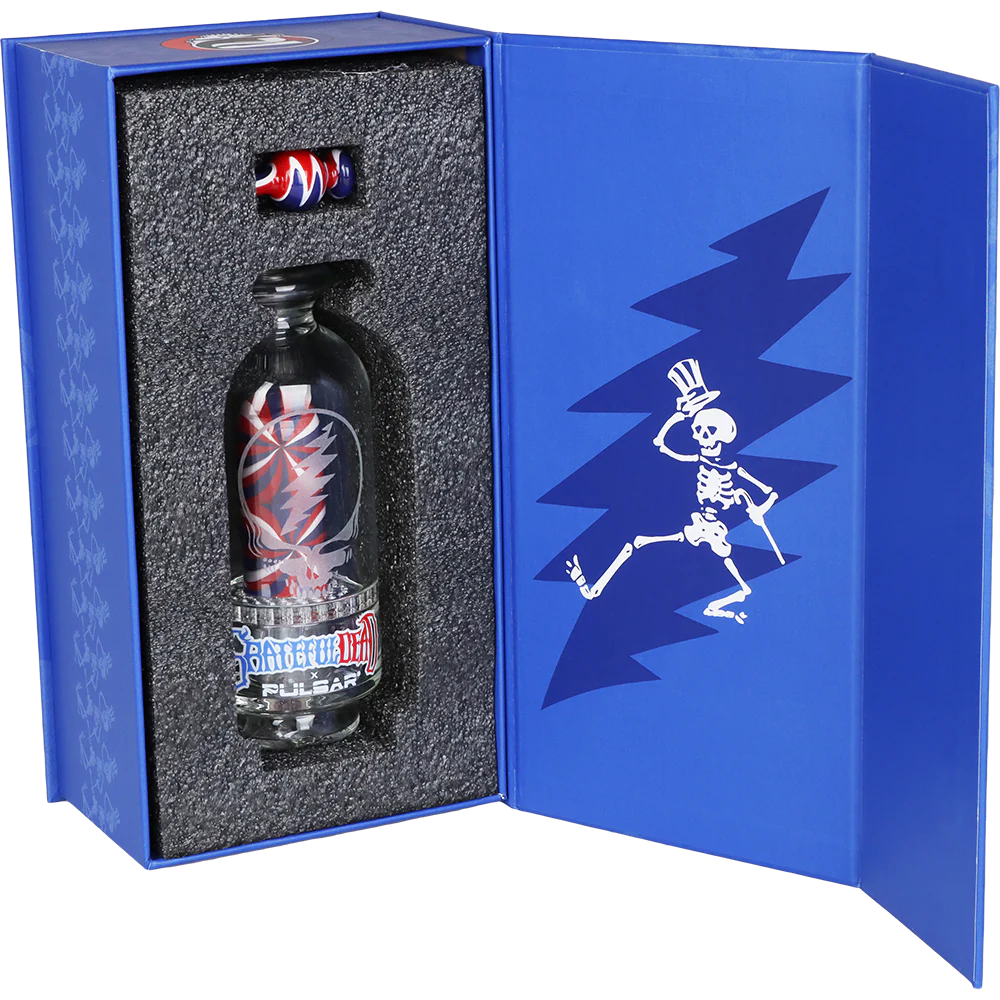 Grateful Dead x Pulsar Sandblast Stealie Attachment Set for Puffco Peak & Peak Pro - 6"