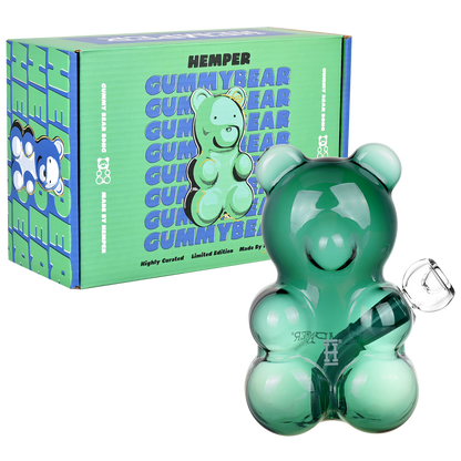 Hemper Gummy Bear Glass Water Pipe - 6.5" / 14mm F