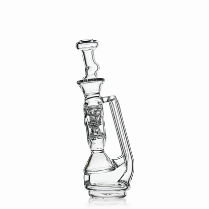 7" Swiss Hole Klein Recycler Glass Attachment for Puffco Peak & Peak Pro | Croia Glass