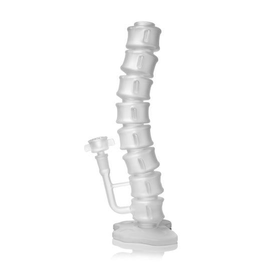 MJ Arsenal Skele-Tube Bong, frosted skeleton design, limited edition Halloween collection