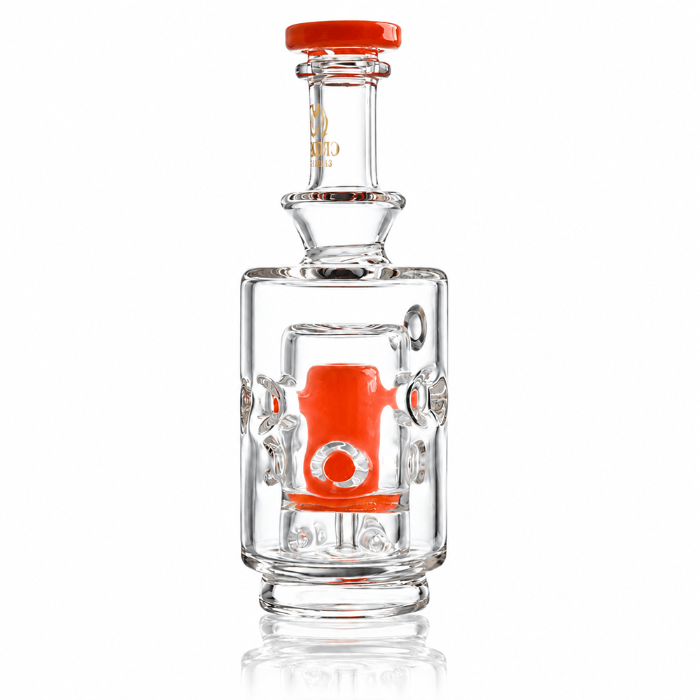 5.5" Swiss Hole Fab Egg Glass Attachment for Puffco Peak & Peak Pro | Croia Glass