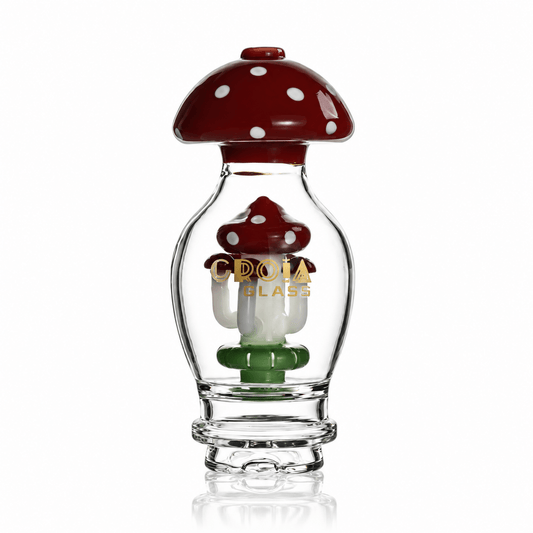 6" Mushroom Cluster Perc Glass Attachment for Puffco Peak & Peak Pro | Croia Glass